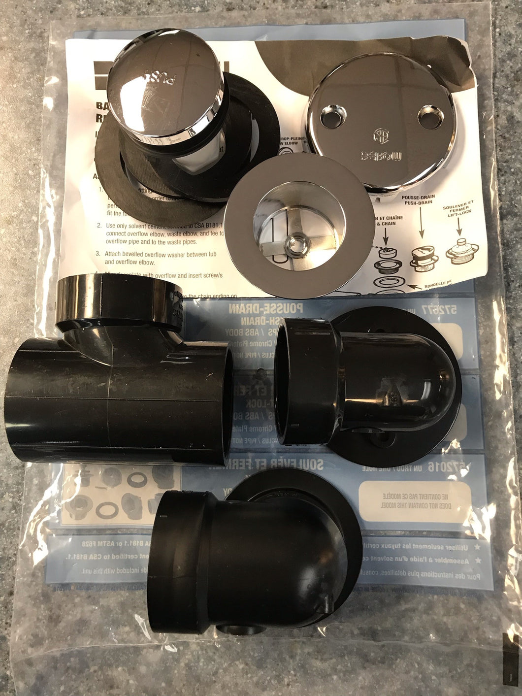 ABS Waste/Overflow Kit