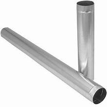 Galvanized Stove/Furnace Pipe - 28 Gauge