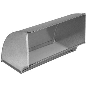 Galvanized 90 Degree Flat/Vertical Elbow