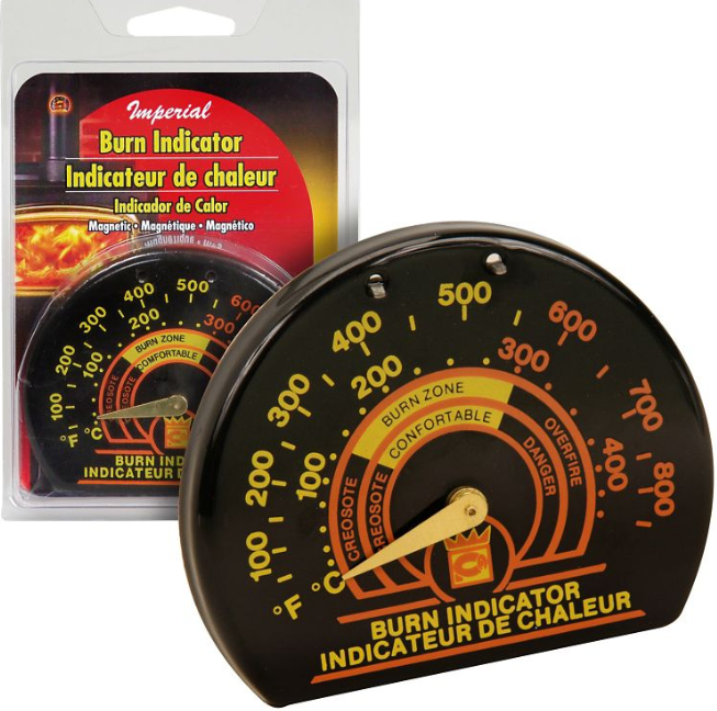 Stove Pipe Magnetic Burn Thermometer