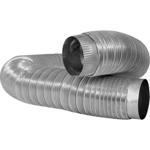 Semi-Rigid Aluminum Air Duct w/Collar (Non-Insulated)